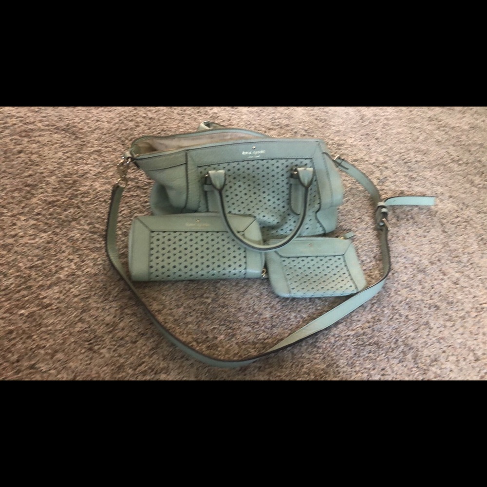 Kate Spade leather purse,wallet, and coin purse.